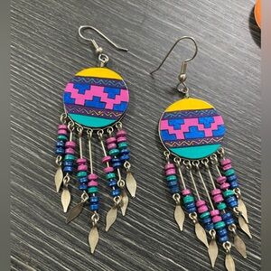 Colorful Bohemian Dangle Earrings